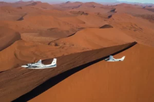 scenic flights at sossusvlei in the namib desert