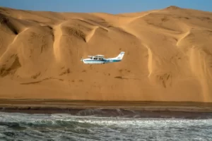 Scenic Flight over the Skeleton Coast in Namiia