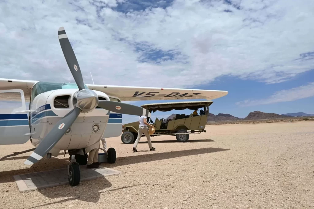 Cessna 210 in Namibia
