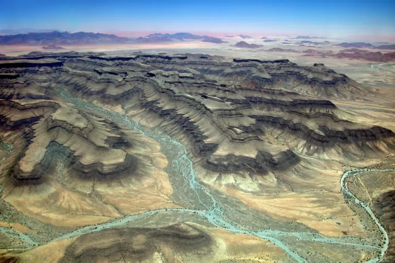Fish River Canyon from the sky